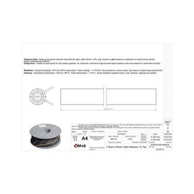 Ibraş 68742 7.5 mm x 14.0 mm Universal Makaralı E Tipi Yakıt Hortumu