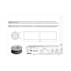 Ibraş 68767 65657 25 mt 11.0 mm x 19.0 mm NBR CR E Tipi Makaralı İçten Örgülü Yakıt Hortumu