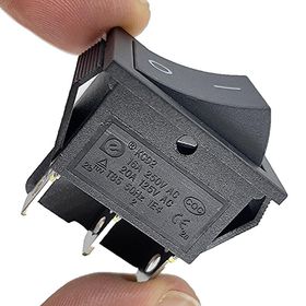 IC 107 6P On Off Geniş Işıksız Anahtar