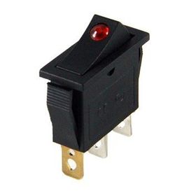 IC 113A 3P On Off Nokta Işıklı Dar Anahtar