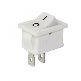 IC 125B-1 2P Beyaz Mini Işıksız Anahtar