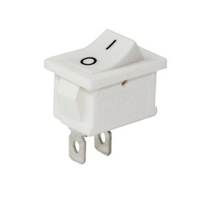 IC 125B-1 2P Beyaz Mini Işıksız Anahtar