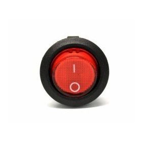 IC 131 250V 20x28 mm 3P Yuvarlak Işıklı Anahtar
