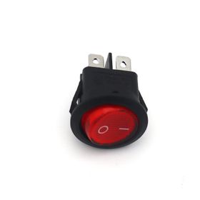 IC 131-4 4P Kırmızı Yuvarlak Işıklı Anahtar