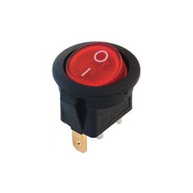 IC 131W ON-OFF 3P Körüklü Yuvarlak Işıklı Anahtar
