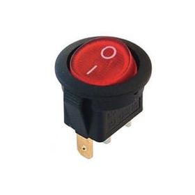 IC 131W ON-OFF 3P Körüklü Yuvarlak Işıklı Anahtar