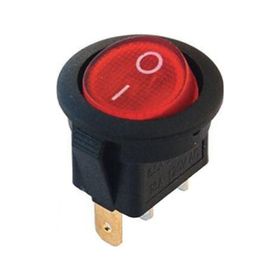 IC 131W ON-OFF 3P Körüklü Yuvarlak Işıklı Anahtar