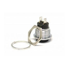 IC 180 BTN-03 11x24 mm Yuvarlak Siyah Metal Push Buton