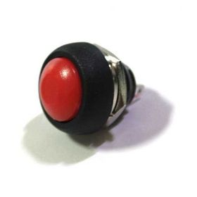 IC 184 17-22 mm Kırmızı Plastik Yuvarlak Buton