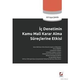 İÇ DENETIMIN KAMU MALI KARAR ALMA SÜREÇLERİNE ETKISI - ELIF AYŞE ŞAHİN