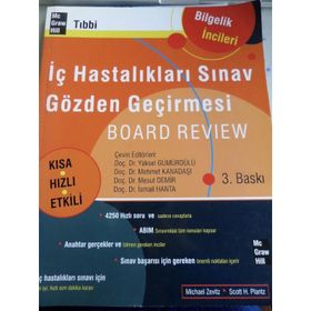 İÇ HASTALIKLARI SINAV GÖZDEN GEÇİRMESİ BOARD REVIEW - YÜKSEL GÜMÜRDÜLÜ