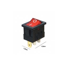IC113 Tekli Işıklı Dar Anahtar
