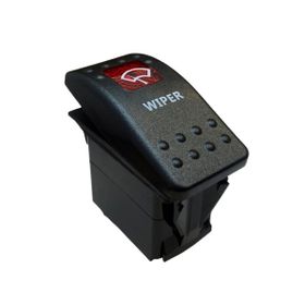 IC134M-S12 3P Ledli On-Off Silecek Marin Switch