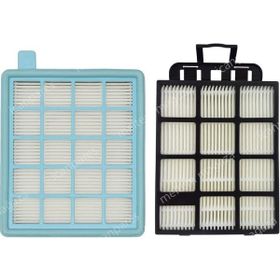 İcanpares Arçelik, Beko, Grundig Uyumlu S 7534F, S 7534A, Bks 5534A, Bks 5534F, Vcc 6670A Süpürge Toz Haznesi ve Çıkış Hepa Filtresi