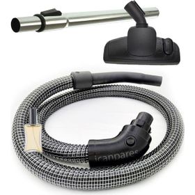 İcanpares Arçelik Uyumlu C 460 560 Mite Buster 6380 S 6470 S 6550 Süpürge Boru Emici Telli Hortum Seti