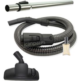 İcanpares Arçelik Uyumlu S 7564 Elektrikli Süpürge Boru Emici Çelik Telli Hortum Seti