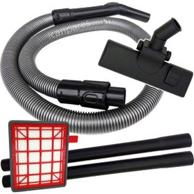 İcanpares Fakir Uyumlu Veyron Basic Turbo Xl Süpürge Plastik Boru Emici Başlık Filtre Hortum Seti