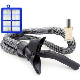 İcanpares Philips Uyumlu FC 9200 9205 9210 9225 Elektrikli Süpürge Çelik Telli Hortum ve Hepa Filtre