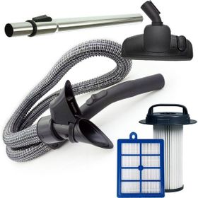 İcanpares Philips Uyumlu Fc 9200 9205 9210 Süpürge Boru Emici Hepa ve Silindir Filtre Telli Hortum Seti