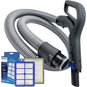 İcanpares Philips Uyumlu FC 9932 9934 Xb 9185 Marathon Ultimate Elektrikli Süpürge Hortumu Hepa Filtre