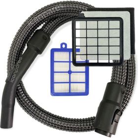 İcanpares Samsung Uyumlu VC07R302MVB VC07R302MVP VC07R302MVR Süpürge Çelik Telli Hortumu ve Hepa Filtre Seti