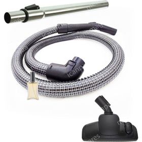 İcanpares Vestel Uyumlu Vivo 2000 Airbox 1600 Eco Elektrikli Süpürge Teleskopik Boru Emici Telli Hortum Seti