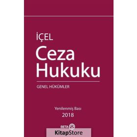 İçel Ceza Hukuku Genel Hükümler - Kayhan İçel