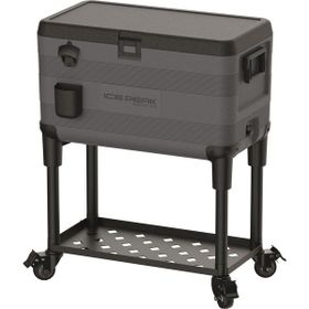 Icepeak Patio 70 Tekerlekli Raflı 65.8 lt Siyah Buzluk