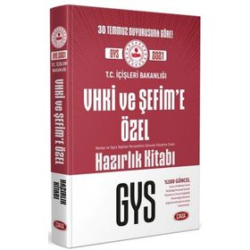 İçişleri Bakanlığı VHKİ ve Şefim e Özel GYS Hazırlık Kitabı - Data Yayınları