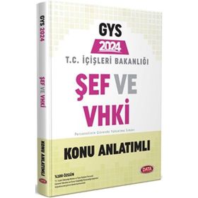 İçişleri Bakanlığı VHKİ ve Şefim e Özel GYS Hazırlık Kitabı - Data Yayınları