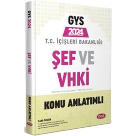 İçişleri Bakanlığı VHKİ ve Şefim e Özel GYS Hazırlık Kitabı - Data Yayınları