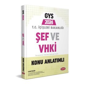 İçişleri Bakanlığı VHKİ ve Şefim e Özel GYS Hazırlık Kitabı - Data Yayınları