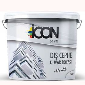 Icon Beyaz 15 lt Akrilik Dış Cephe Boyası