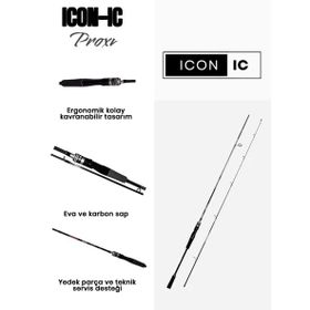 Icon-Ic Proxi 802M 240 cm 4-30 gr Karbon Spin Olta Kamışı