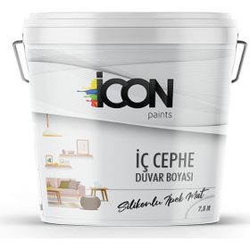 Icon Silikonlu Ipek Mat Beyaz 7,5 lt İç Cephe Boyası