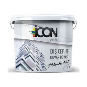 Icon Silikonlu Mat Beyaz 15 lt Dış Cephe Boyası