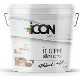 Icon Silikonlu Mat Beyaz 15 lt İç Cephe Boyası