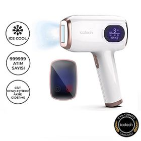 Icotech HR70 Safir Buz Başlıklı Cilt Gençleştirme Akne Giderme 999999 Atım Lazer Epilasyon Aleti