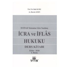 İCRA VE İFLAS HUKUKU DERS KITABI - BAKI KURU