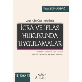 İCRA VE İFLAS HUKUKUNDA UYGULAMALAR - YAVUZ SÜPHANDAĞ