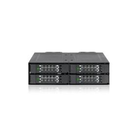 Icy Dock MB699VP-B V3 ToughArmor 4x2.5 inç NVMe U.2 / U.3 SSD PCIE 4 5.25 inç Metal Kasa Sürücü Yuvası