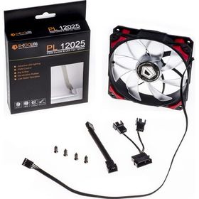 iD-Cooling PL-12025-R Kırmızı 12 cm 4Pin PWM Kasa Fanı