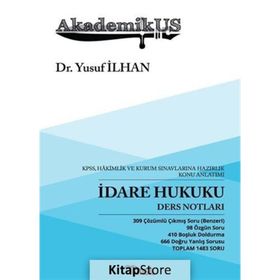 İdare Hukuku Ders Notları - Yusuf İlhan