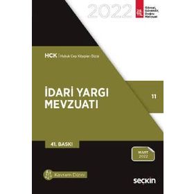 İdari Yargı Mevzuatı - Anayasa İdari Yargı - Seçkin Yayınları