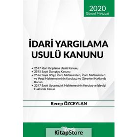 İDARI YARGILAMA USULÜ KANUNU - ÇIĞDEM YAZICI