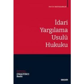 İDARI YARGILAMA USULÜ KANUNU - ÇIĞDEM YAZICI