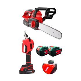 İdeacorp Alman Multi 2li Set 798VF 4x Akülü Zincirli Dal Ağaç Kesme Budama Makinesi