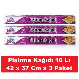 İdeal 16'lı Hazır Kesim Pişirme Kağıdı (2 adet)