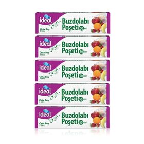 İdeal 50'li 24x33 cm Orta Boy Buzdolabı Poşeti (2 adet)