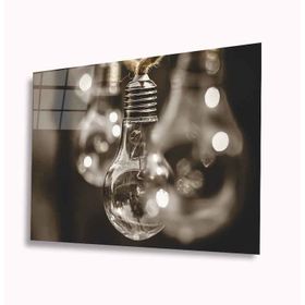 İdeal Glass Art Ampül 4 mm Dayanıklı Temperli Cam Tablo